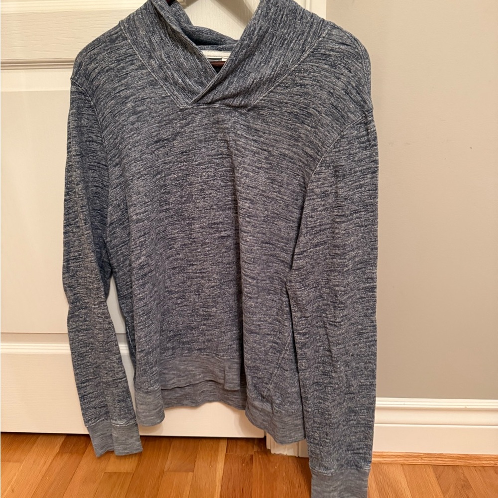 Club Monaco Men’s Heathered Gray Cowl Neck Sweater